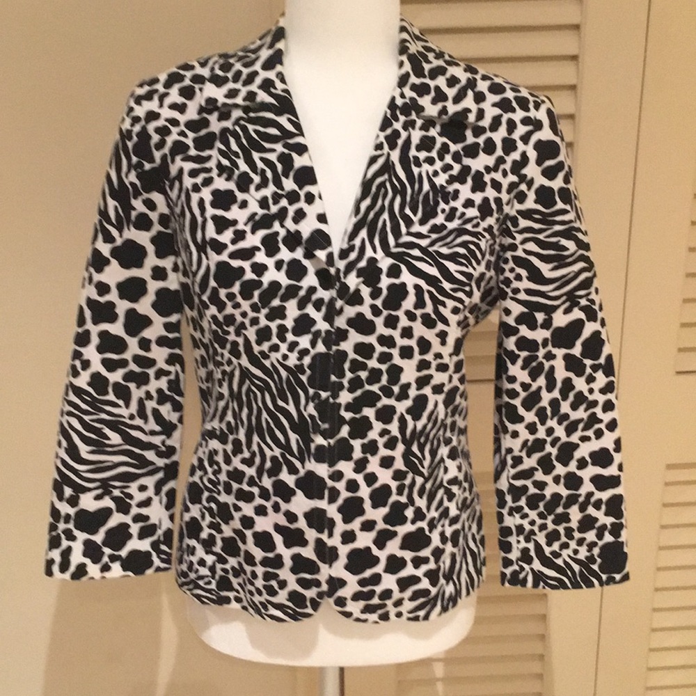 Pony print jacket